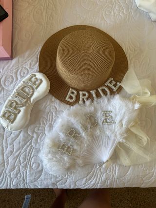 Sombrero y antifaz novia: ¡Despedida!
