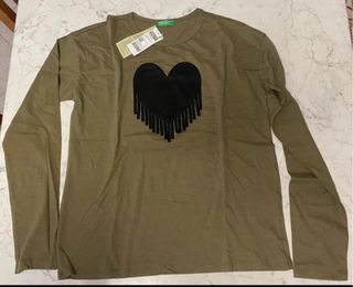 Maglia Benetton maniche lunghe nuova