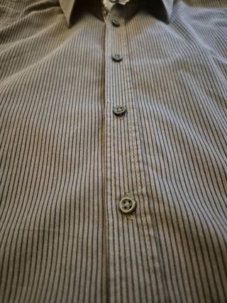 Camicia Grigia a Righe - Made in Italy