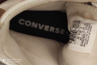 Converse talla 37.5 plataforma