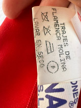 Vestido rojo flamenca T-36