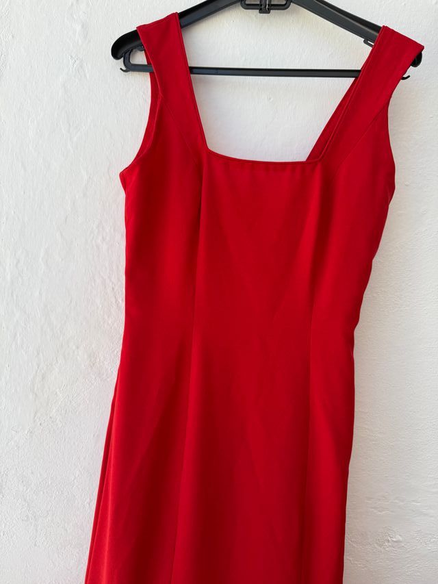Vestido rojo flamenca T-36