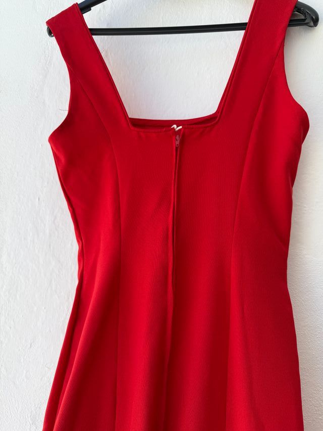 Vestido rojo flamenca T-36