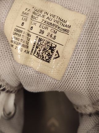 Converse talla 39 plataforma 