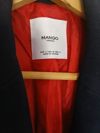 Chaqueta negra MANGO - Talla S