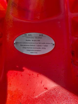 Kayak RK 500-2 FIRE Decathlon