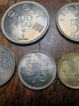 Monedas Mundial España '82