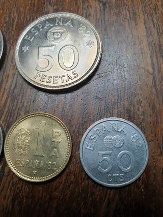 Monedas Mundial España '82