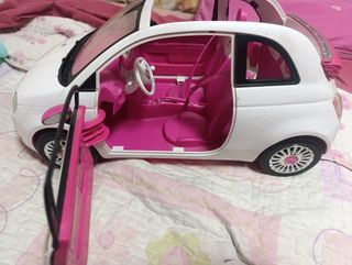 Auto Barbie Fiat 500 bianca URGE 