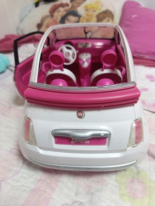 Auto Barbie Fiat 500 bianca URGE 