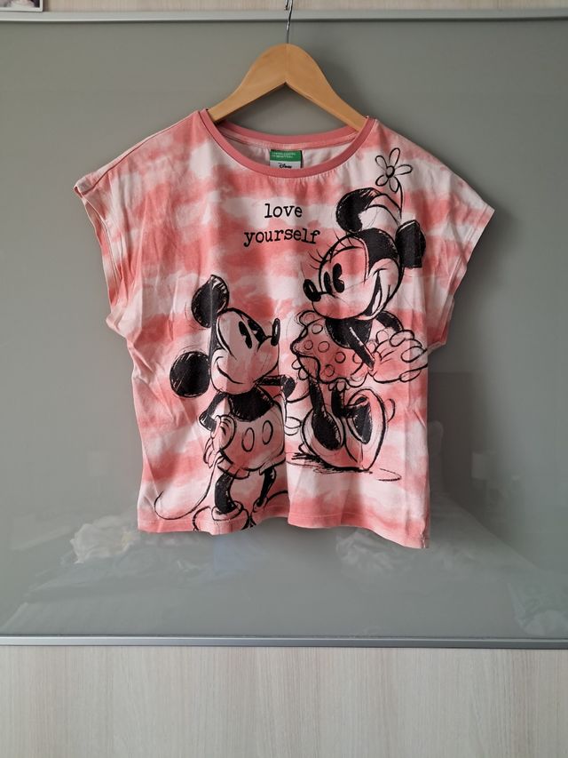 Camiseta Minnie Mouse Disney rosa