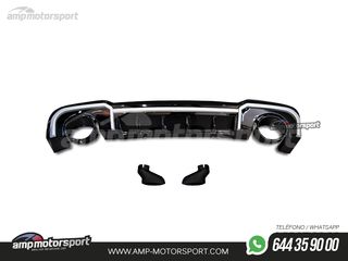DIFUSOR TRASERO AUDI A3 8V SPORTBACK SLINE LOOK RS3