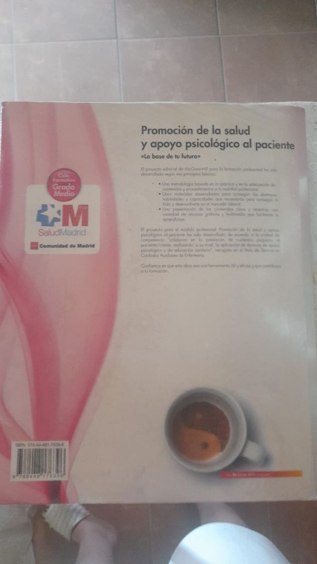 Libros del grado de auxiliar de enfermería 
