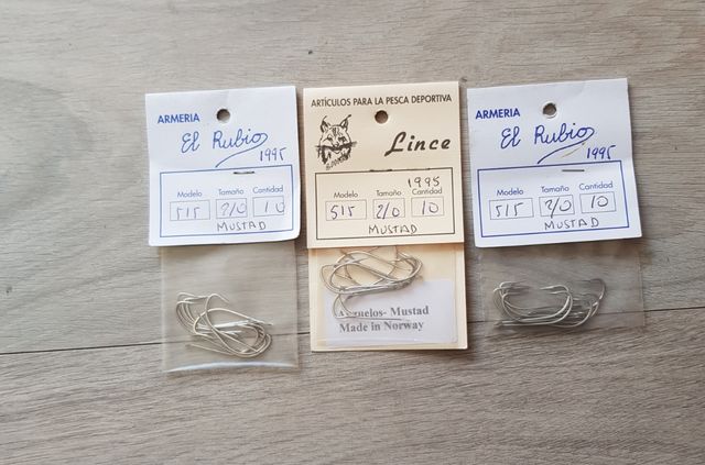  Anzuelos Mustad 515
 (30 unidades)