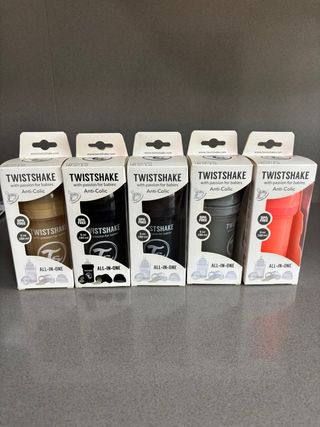 5 Biberones Twistshake Anti-Cólico