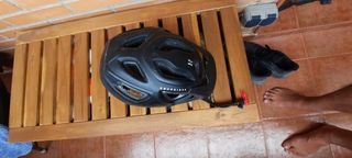 Casco bici Rockrider negro M