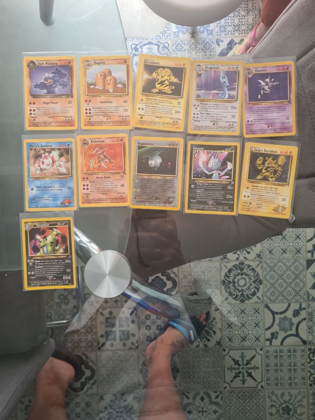 Cartas Pokémon antiguas