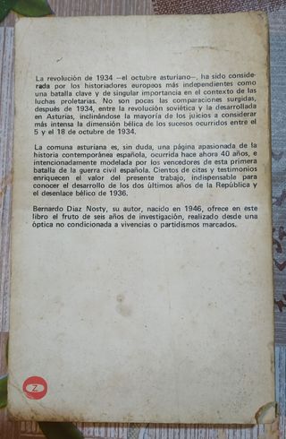 ANTIGUO LIBRO LA COMUNA ASTURIANA