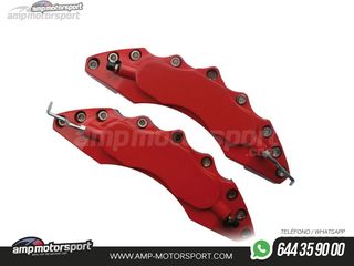 CUBRE PINZAS DELANTEROS 6 PISTONES ROJOS