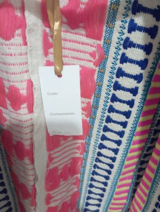 Chaqueta boho multicolor
