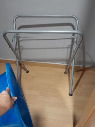 Bañera bebé portátil azul