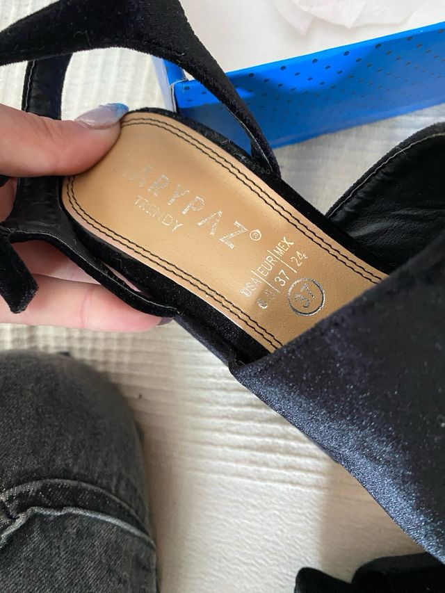 Tacones MaryPaz negros - plataforma