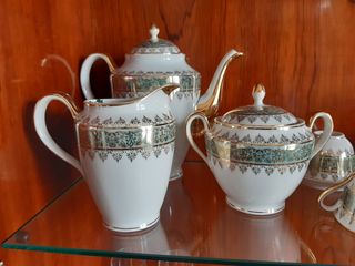 Juego café porcelana 