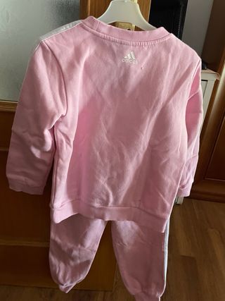 Chándal Adidas niña rosa talla 6