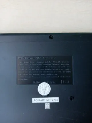 Tastiera PC nera - Windows 2000