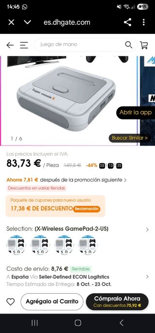 Super console X - 70+ emuladores