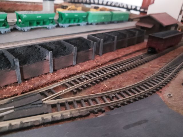 Lote 2 accesorio maqueta escala N carbon