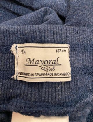 Tuta Mayoral bimbo/a 2pz blu