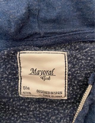 Tuta Mayoral bimbo/a 2pz blu