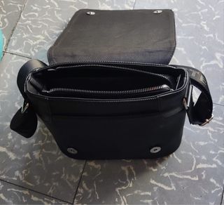 Bolso bandolera Lacoste negro