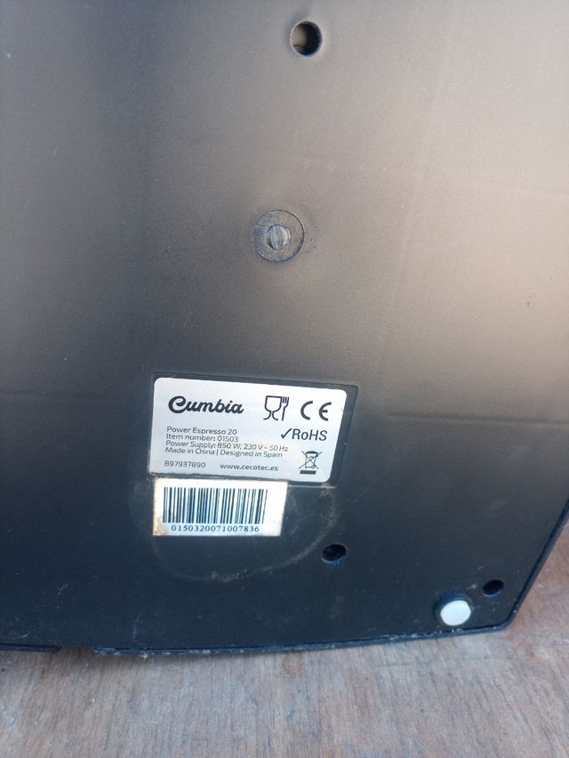 Cafetera Cecotec Power Espresso 20Bar "Piezas"