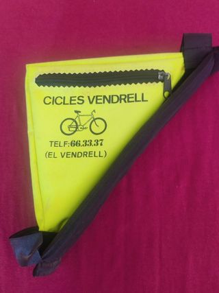 ✅ BOLSA TRIANGULAR CUADRO BICI ‼️ VINTAGE ‼️
