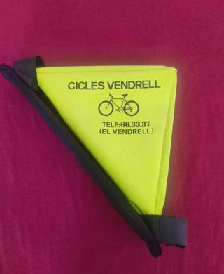 ✅ BOLSA TRIANGULAR CUADRO BICI ‼️ VINTAGE ‼️
