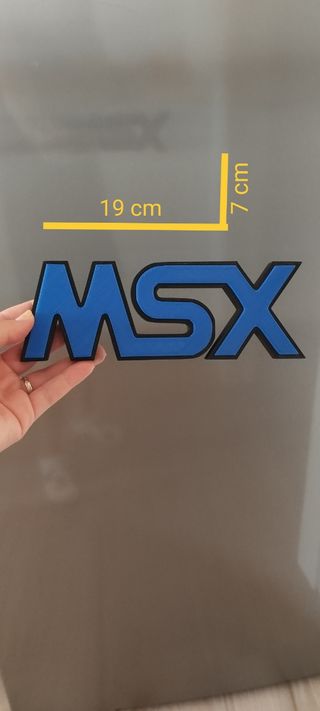 Logo MSX - 3D