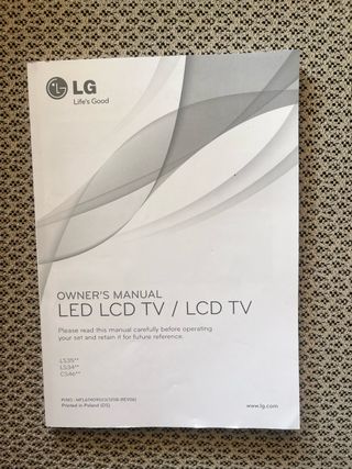 TV LG 42” 42LS3450-ZA