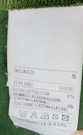 Camisa Benetton verde oliva mujer original