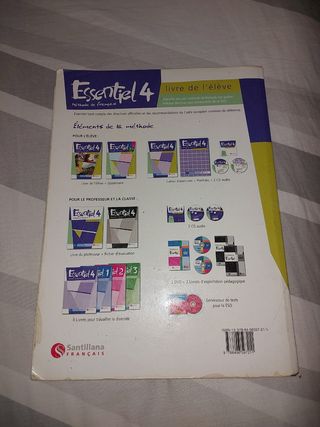 ESSENTIEL 4 B1 Libro francés 4to ESO