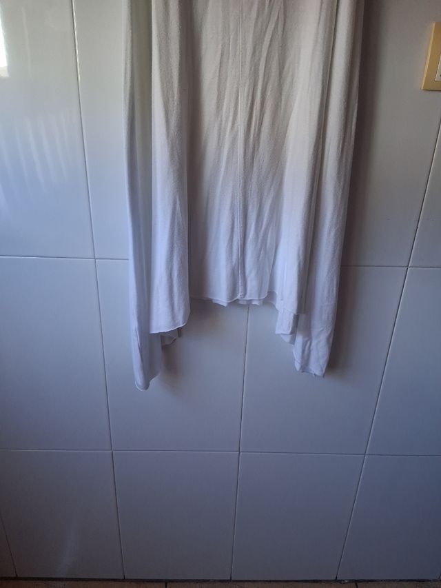 Vestido blanco camiseta - Talla única