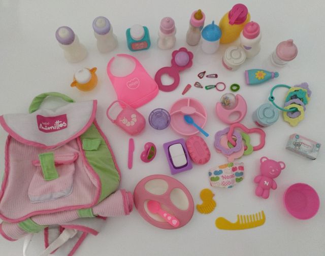 Accesorios muñeca y mochila cambiador