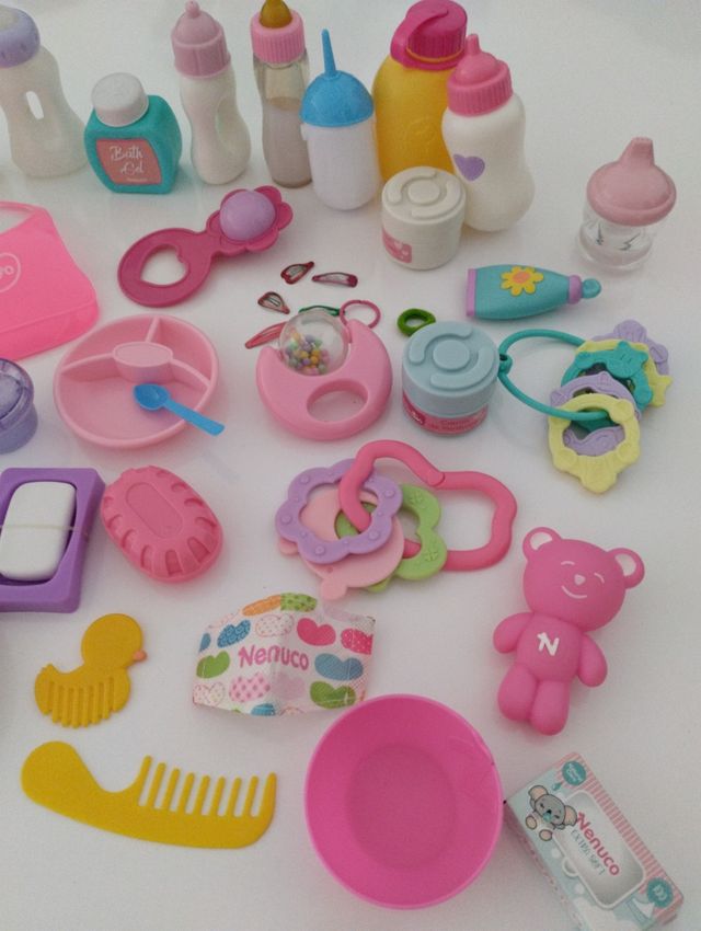 Accesorios muñeca y mochila cambiador