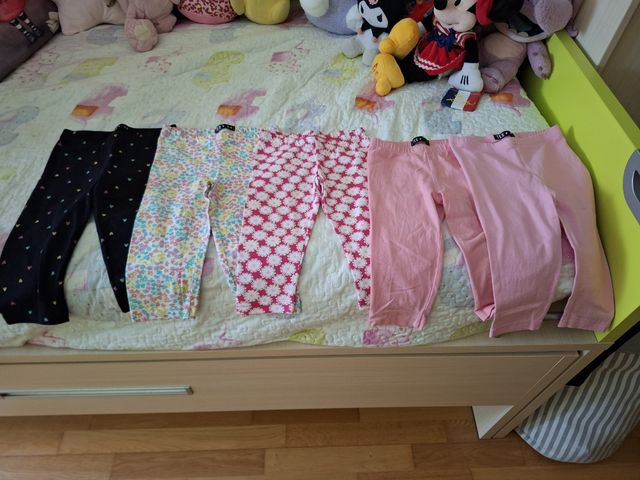 Pack 5 Mallas niña TEX multicolor 4-5 años