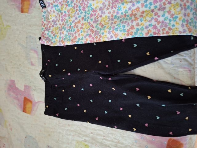 Pack 5 Mallas niña TEX multicolor 4-5 años