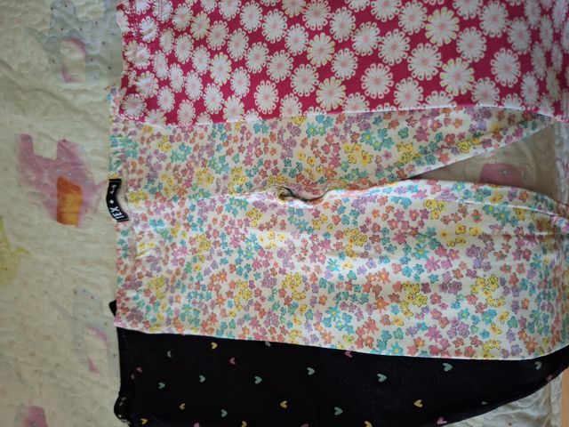 Pack 5 Mallas niña TEX multicolor 4-5 años