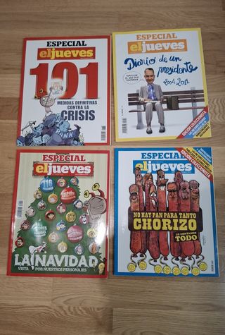 Lote 4 revistas Especial Eljueves
