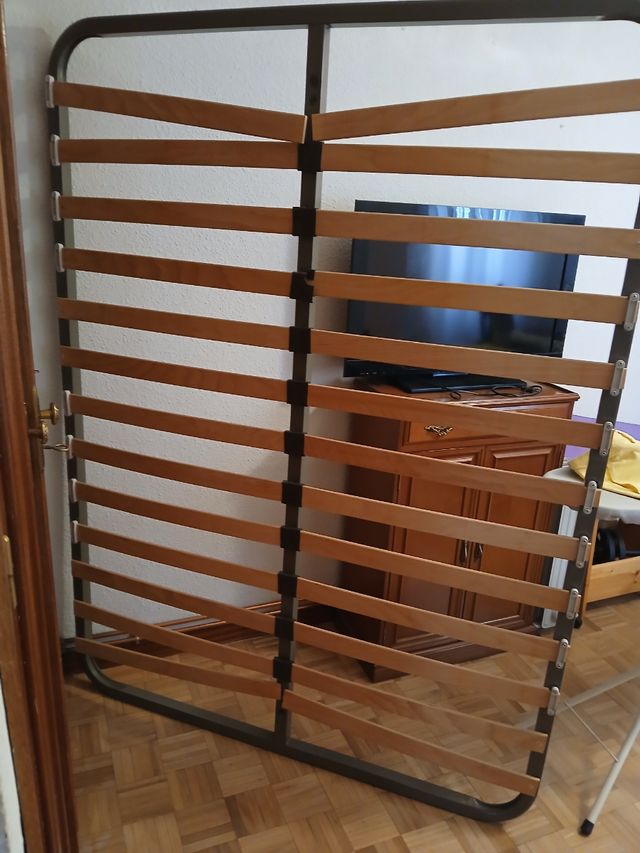 Base metallica 135x190 grigia