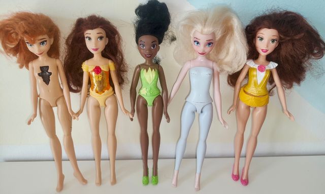 5 Bambole Principesse Disney